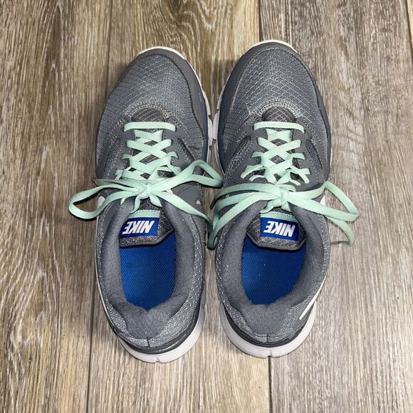 Nike Flex Experience Run 3 Running Shoes Gray Aqua Womens Size 7.5 - 652853-013 - Picture 8 of 11